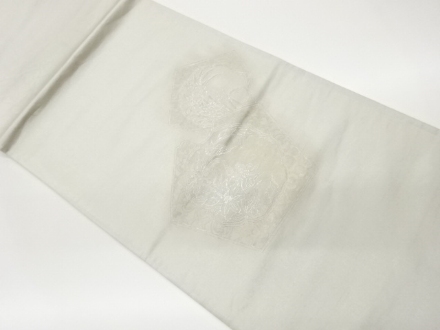 JAPANESE FUKURO OBI / GINSAI / FLORAL PLANTS